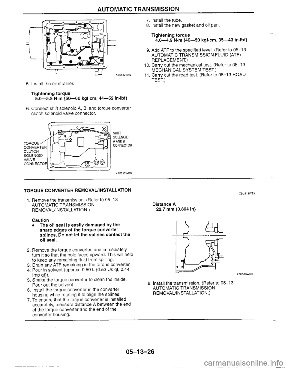MAZDA MX-5 1999  Workshop Manual 