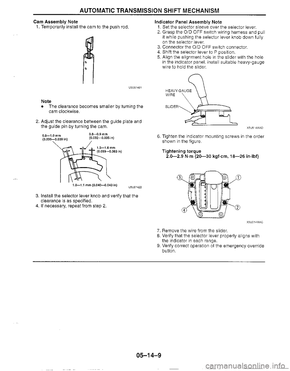 MAZDA MX-5 1999  Workshop Manual 