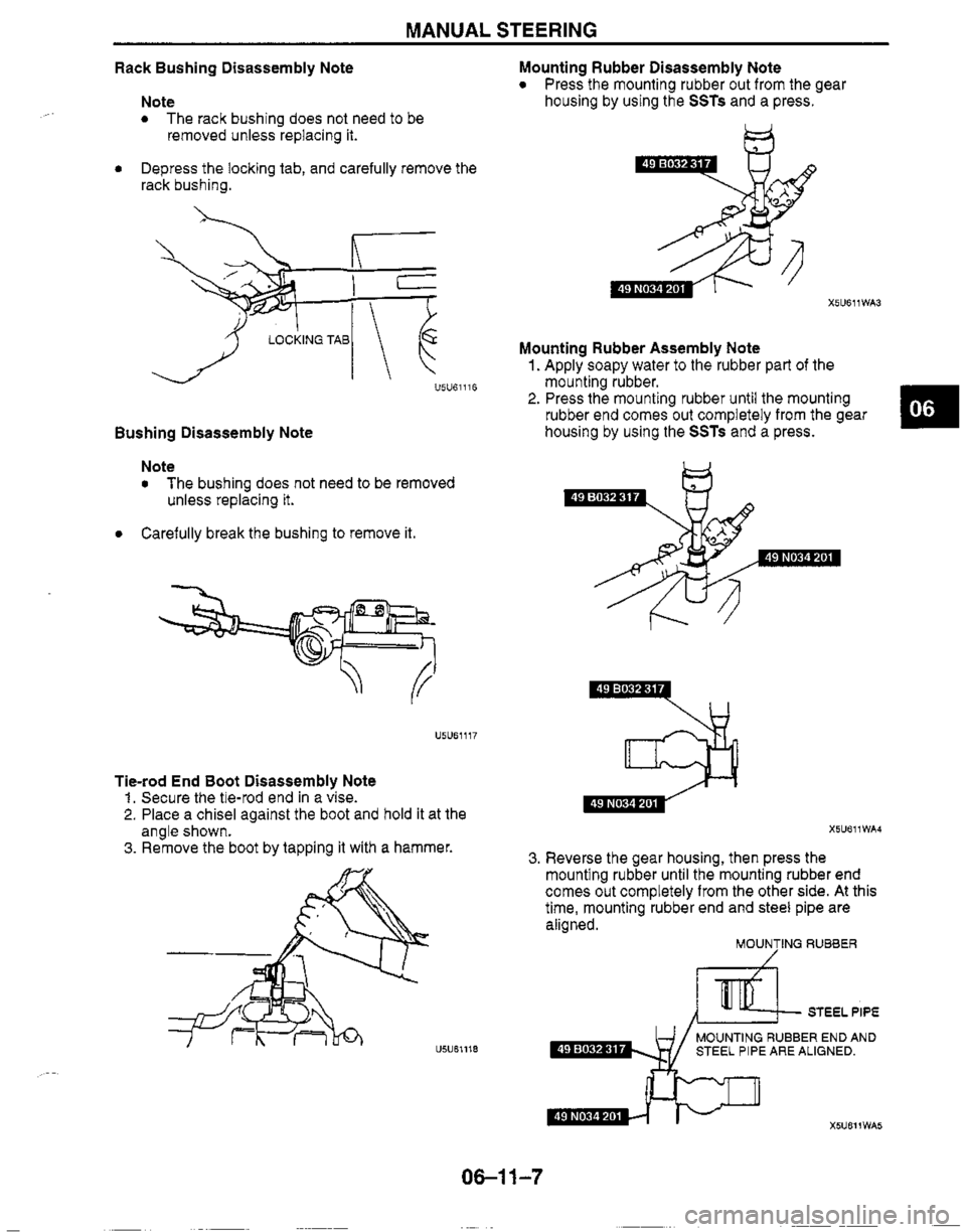 MAZDA MX-5 1999  Workshop Manual 