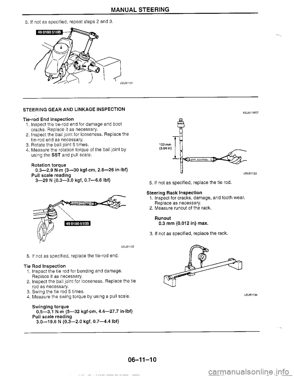 MAZDA MX-5 1999  Workshop Manual 