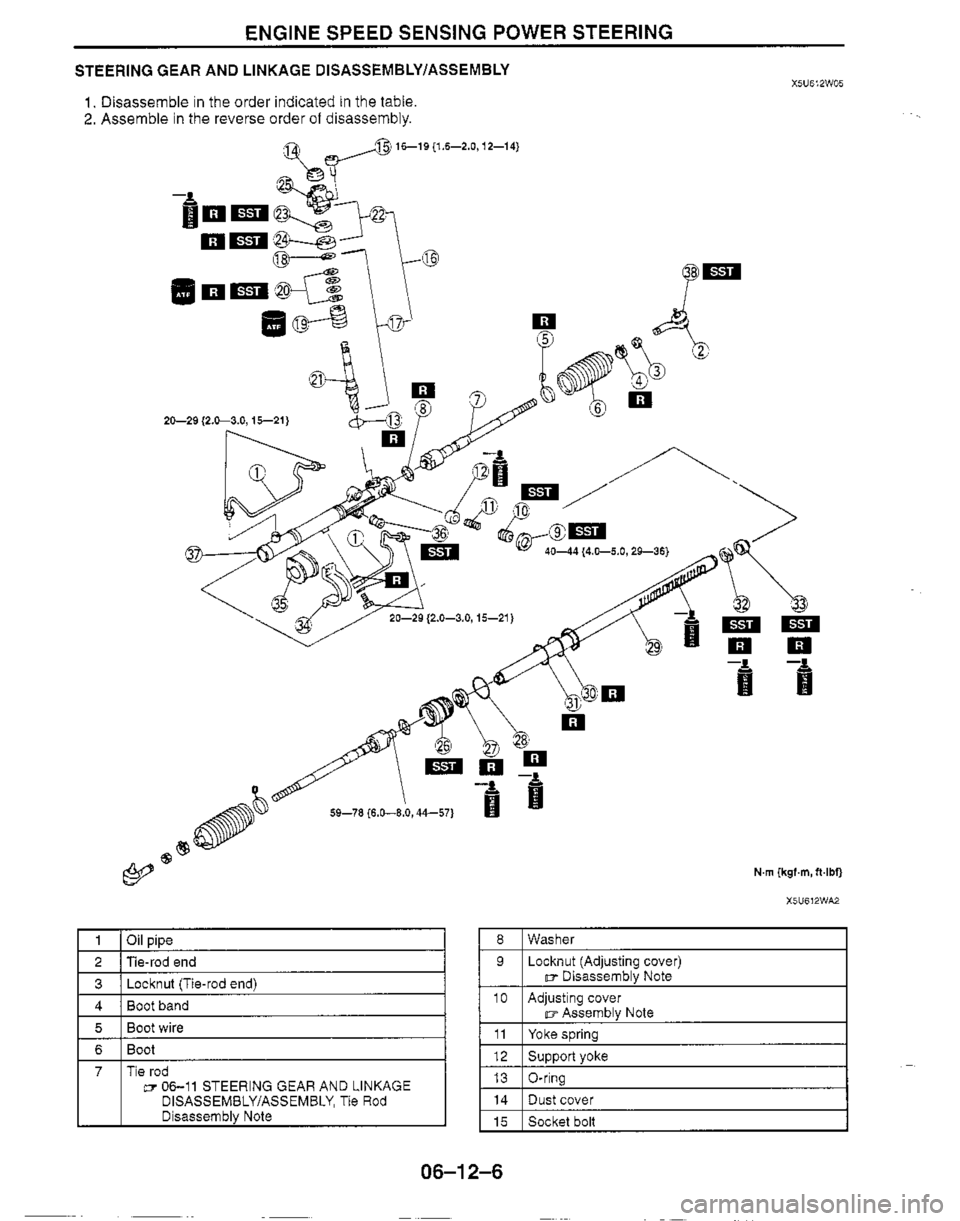 MAZDA MX-5 1999  Workshop Manual 