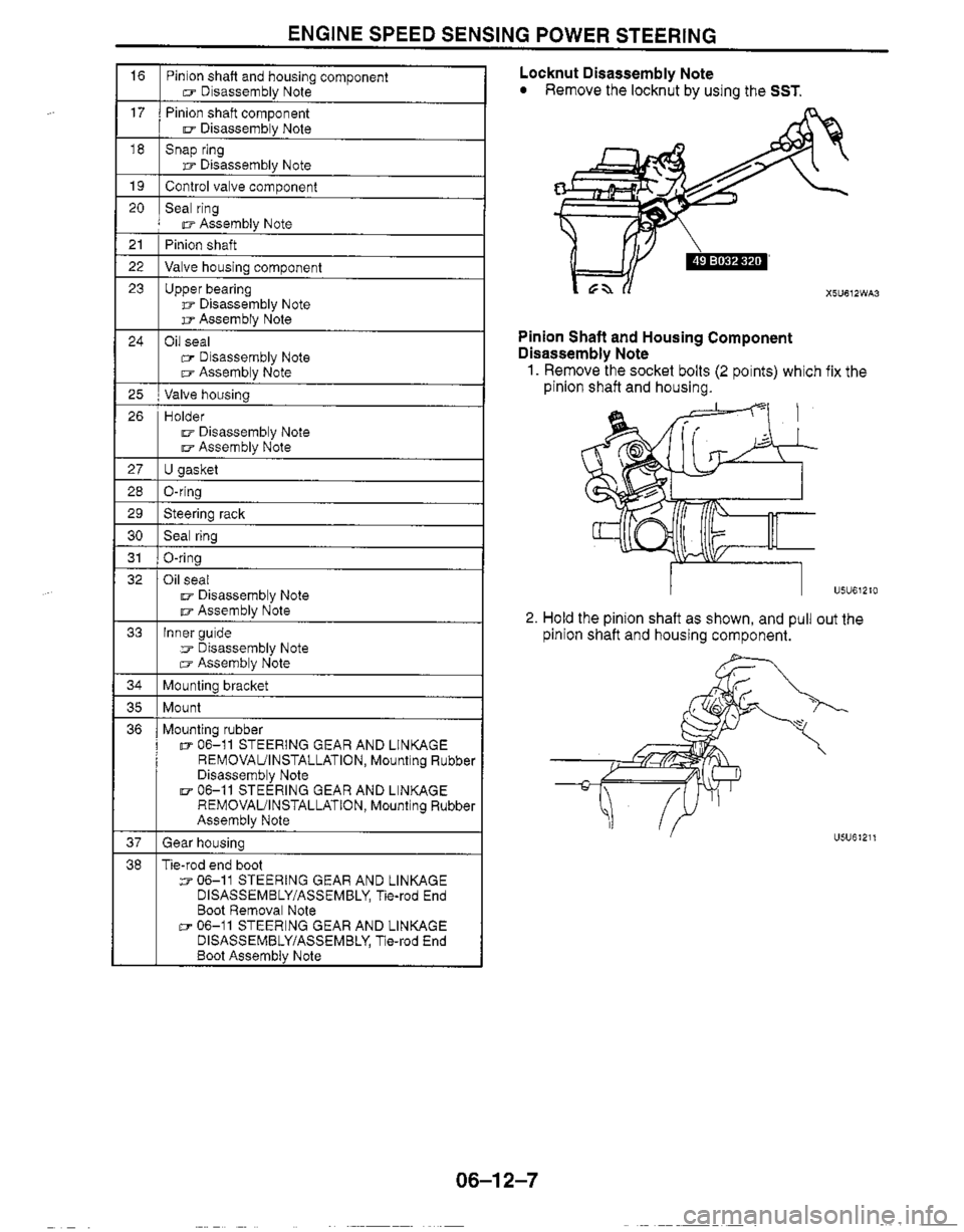 MAZDA MX-5 1999  Workshop Manual 