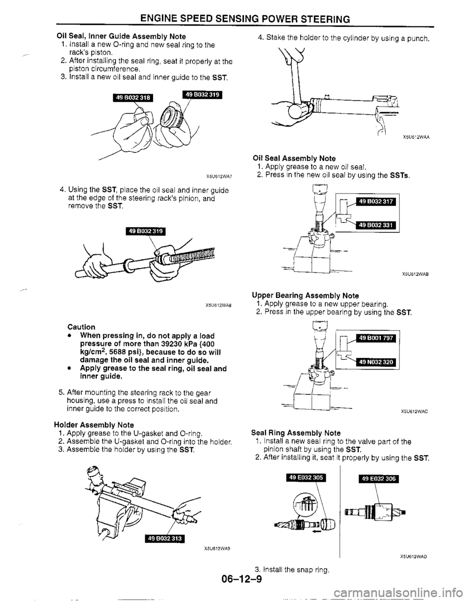 MAZDA MX-5 1999  Workshop Manual 