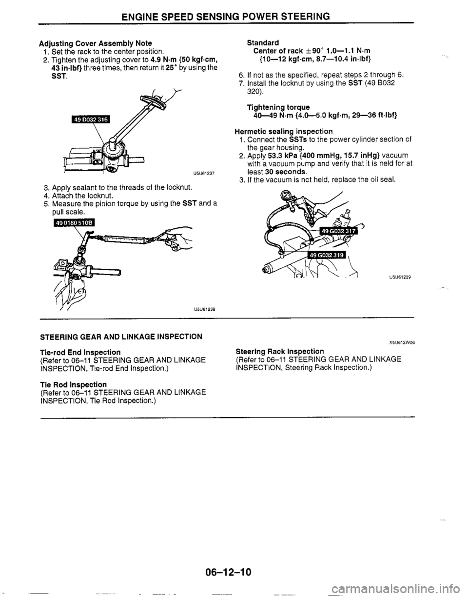 MAZDA MX-5 1999  Workshop Manual 