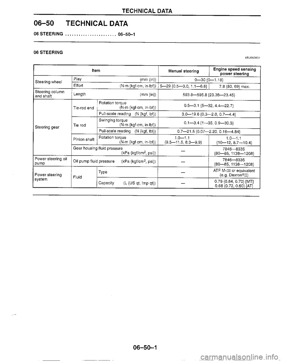 MAZDA MX-5 1999  Workshop Manual 