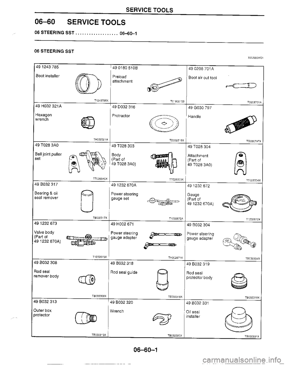 MAZDA MX-5 1999  Workshop Manual 