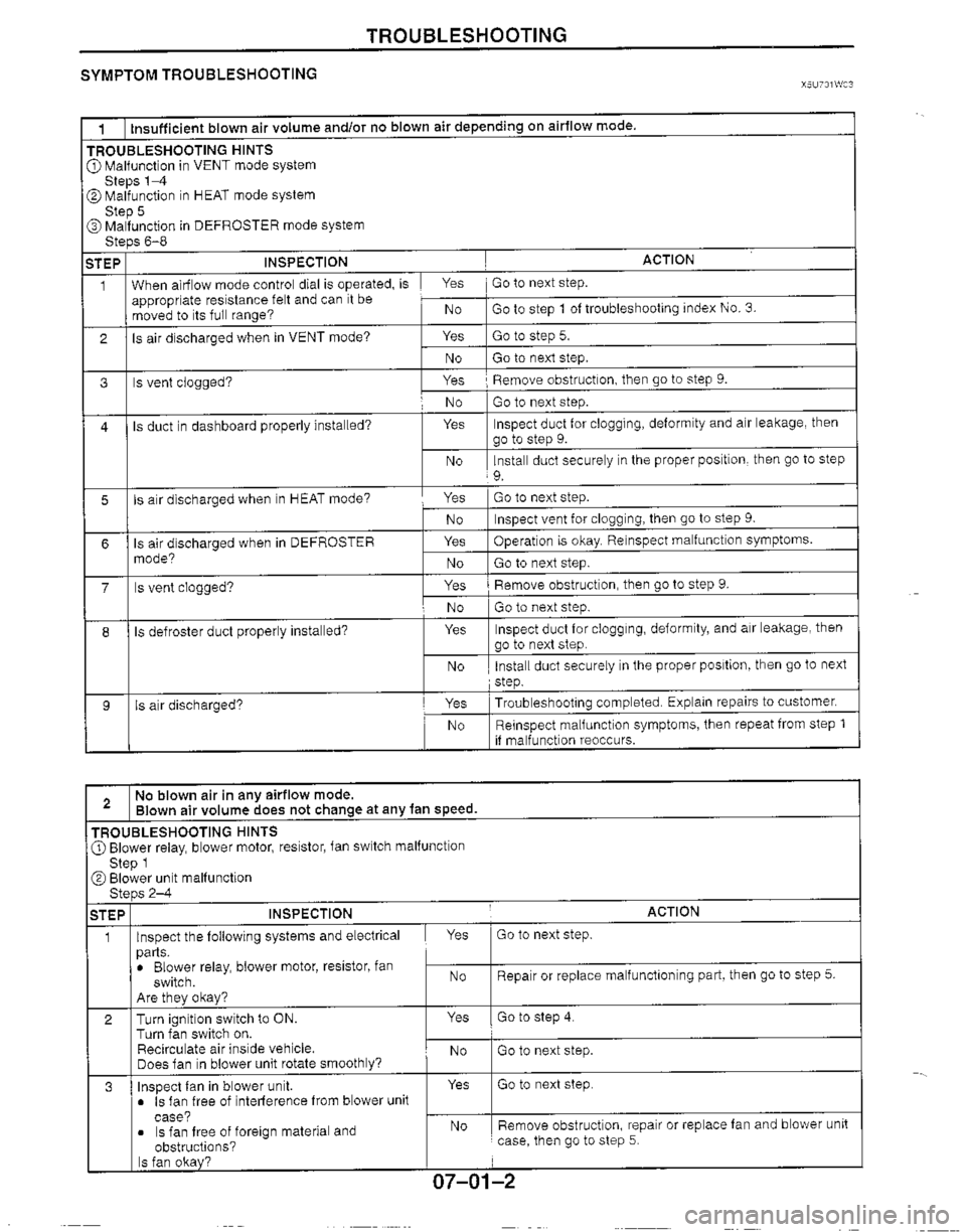 MAZDA MX-5 1999  Workshop Manual 