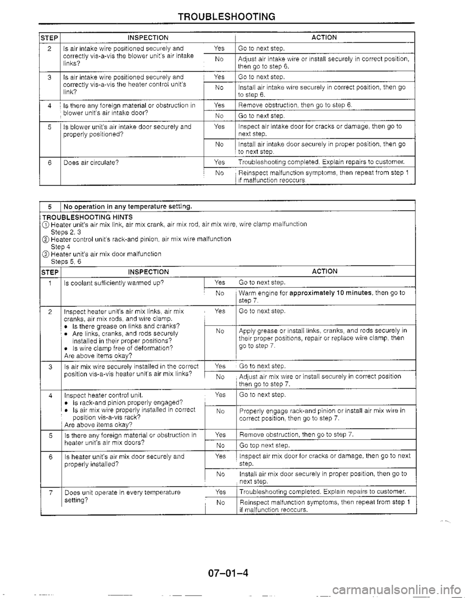 MAZDA MX-5 1999  Workshop Manual 