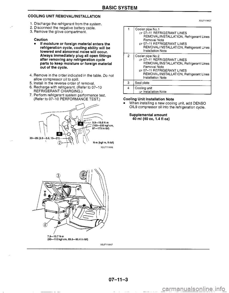 MAZDA MX-5 1999  Workshop Manual 