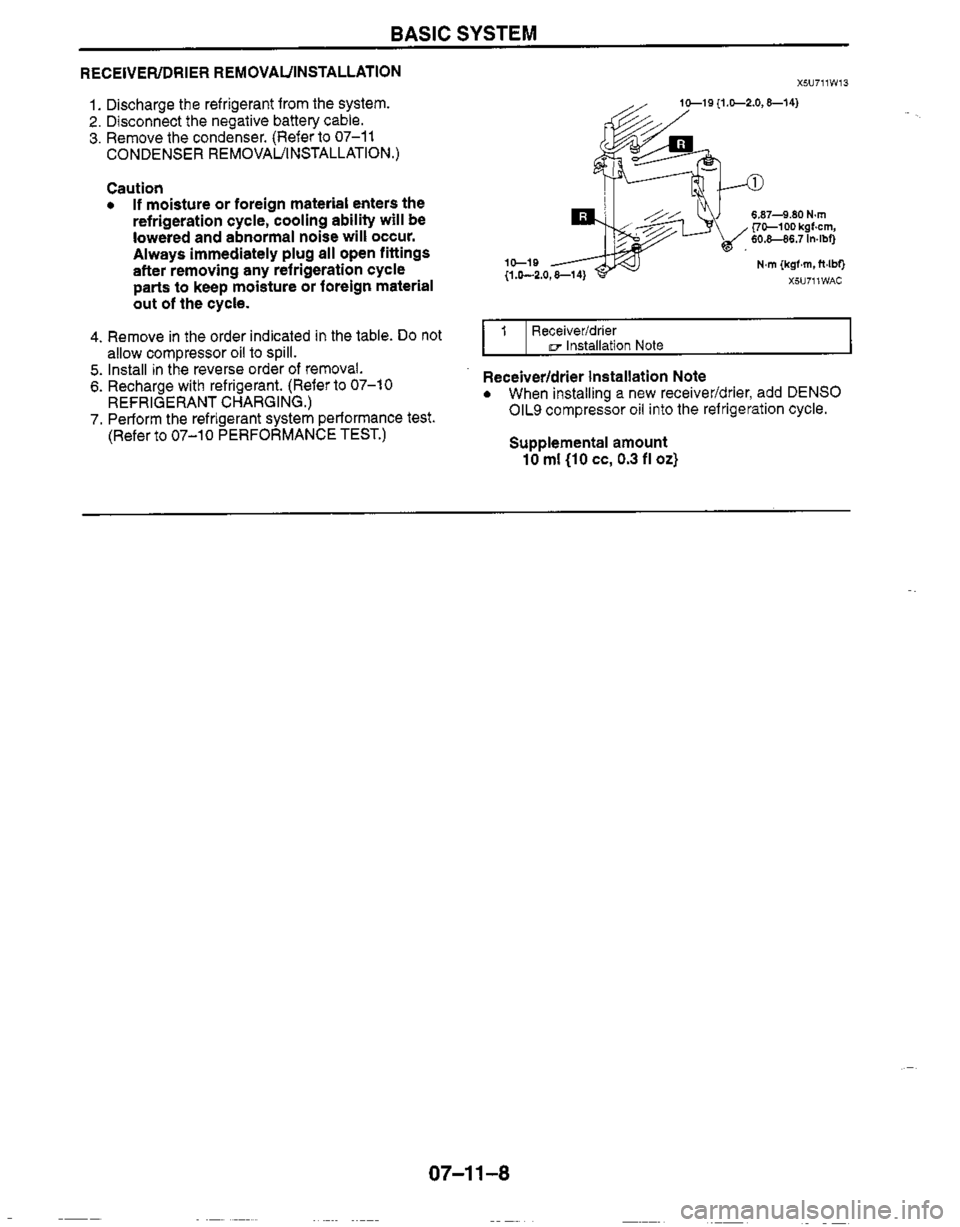 MAZDA MX-5 1999  Workshop Manual 