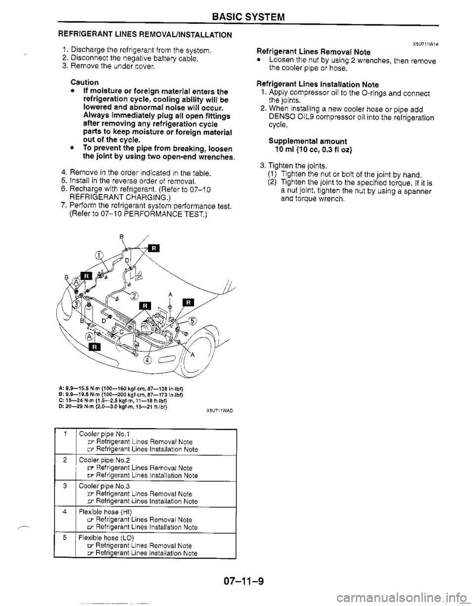 MAZDA MX-5 1999  Workshop Manual 