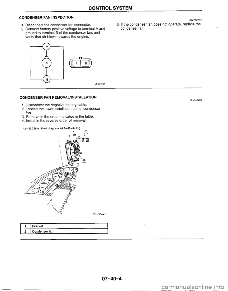 MAZDA MX-5 1999  Workshop Manual 