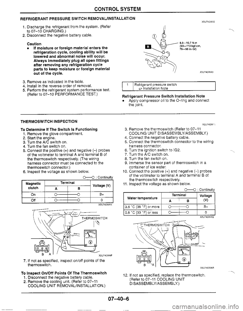 MAZDA MX-5 1999  Workshop Manual 