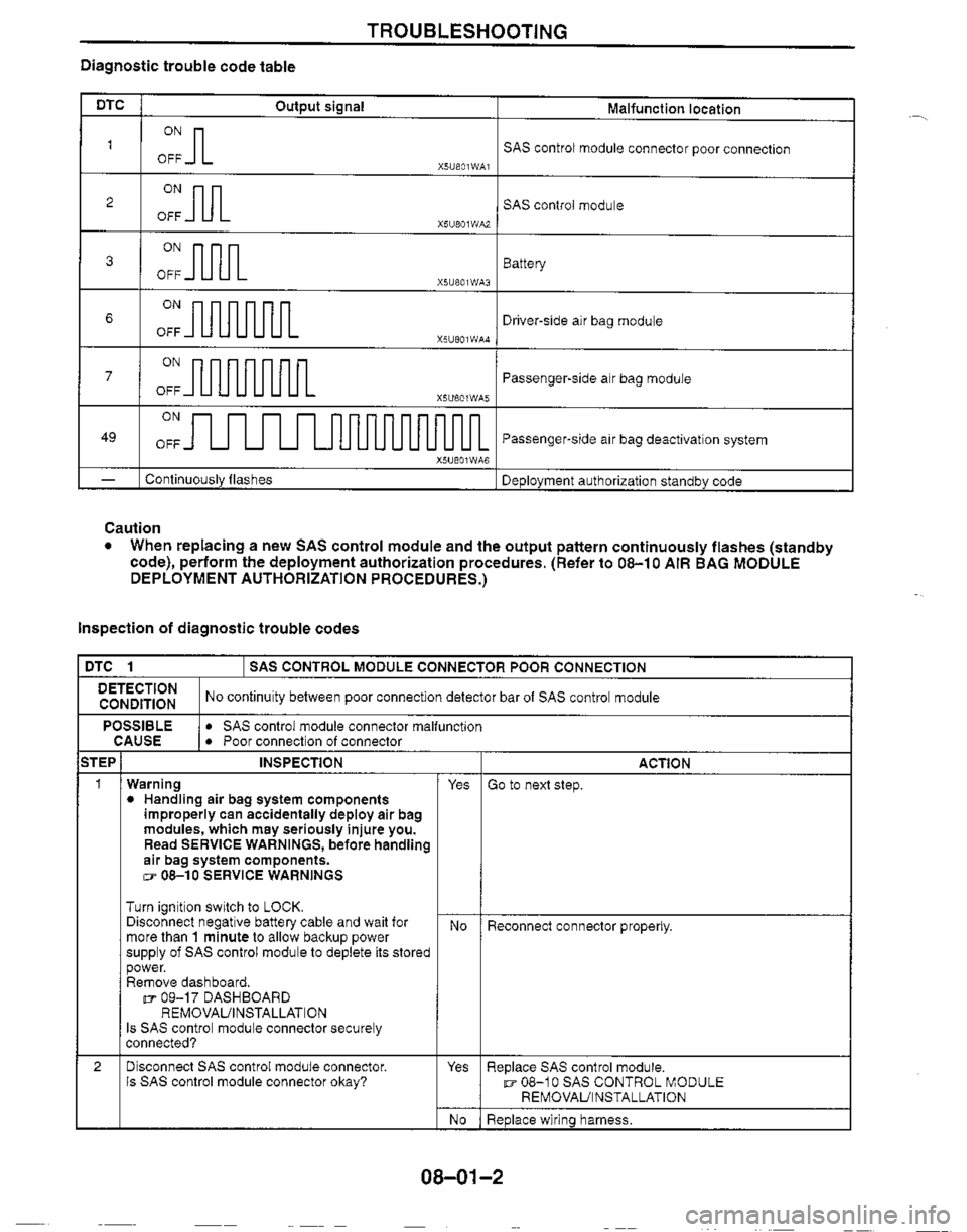 MAZDA MX-5 1999  Workshop Manual 