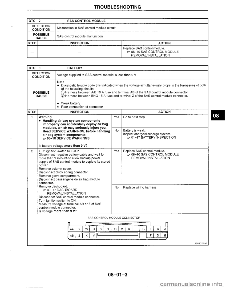 MAZDA MX-5 1999  Workshop Manual 