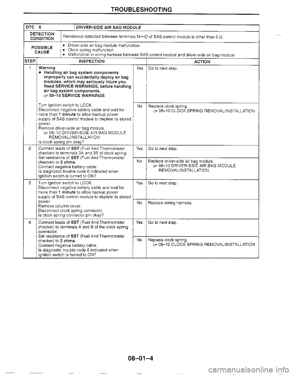 MAZDA MX-5 1999  Workshop Manual 
