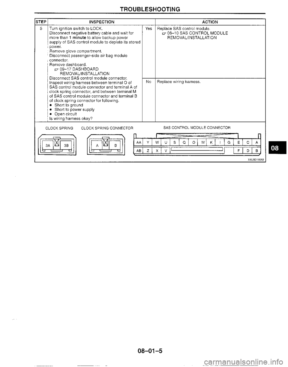 MAZDA MX-5 1999  Workshop Manual 