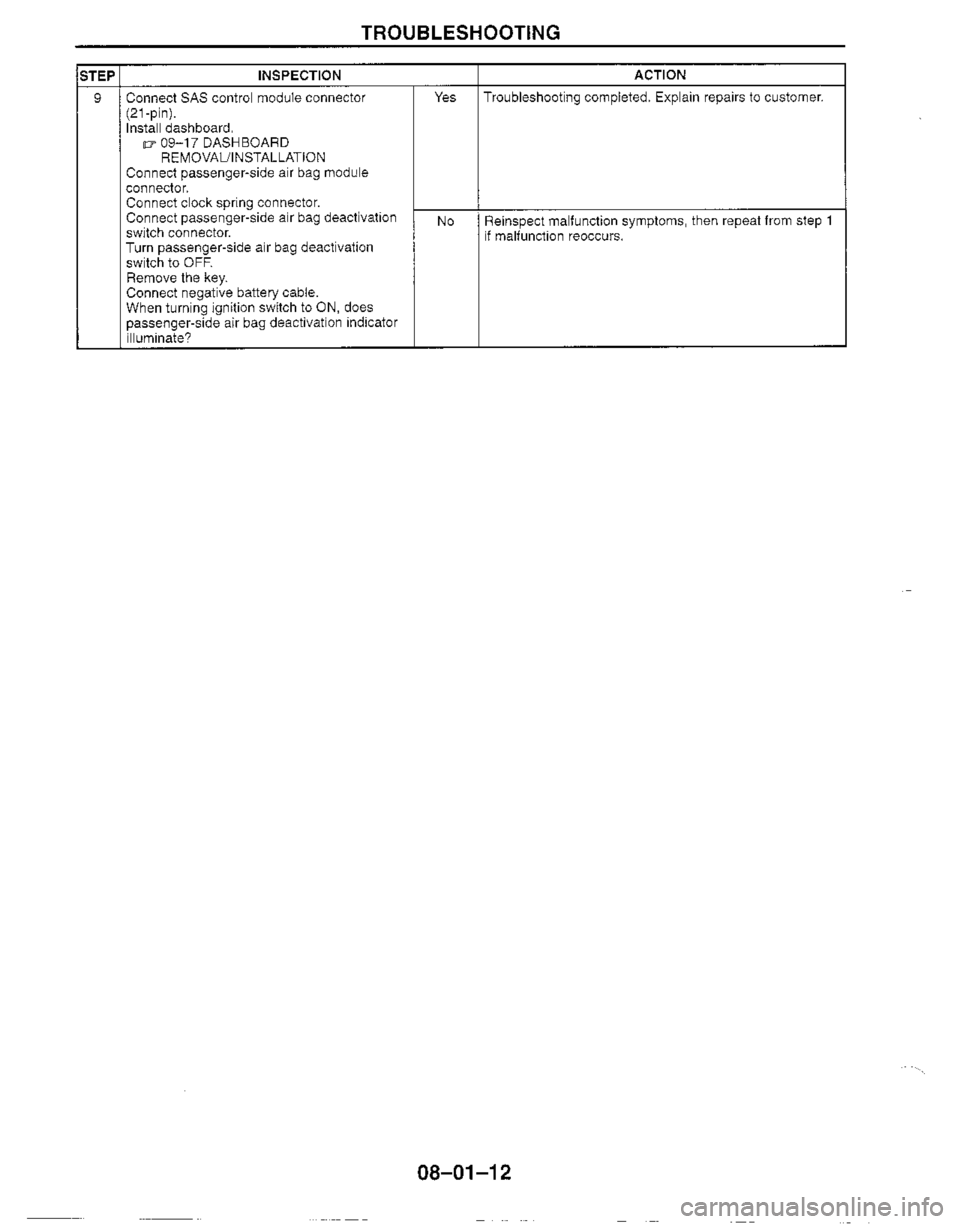 MAZDA MX-5 1999  Workshop Manual 