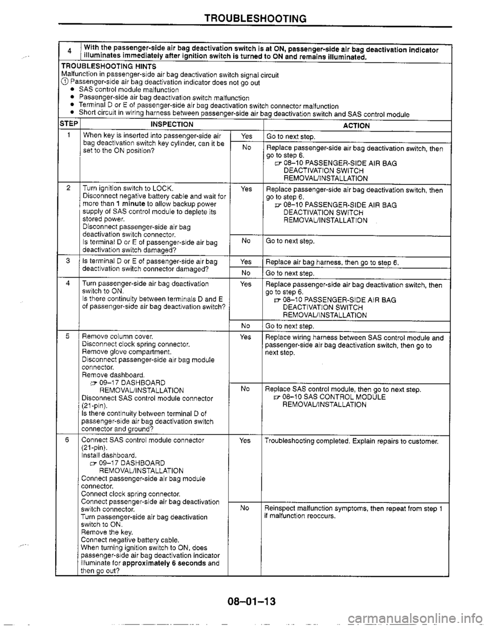 MAZDA MX-5 1999  Workshop Manual 