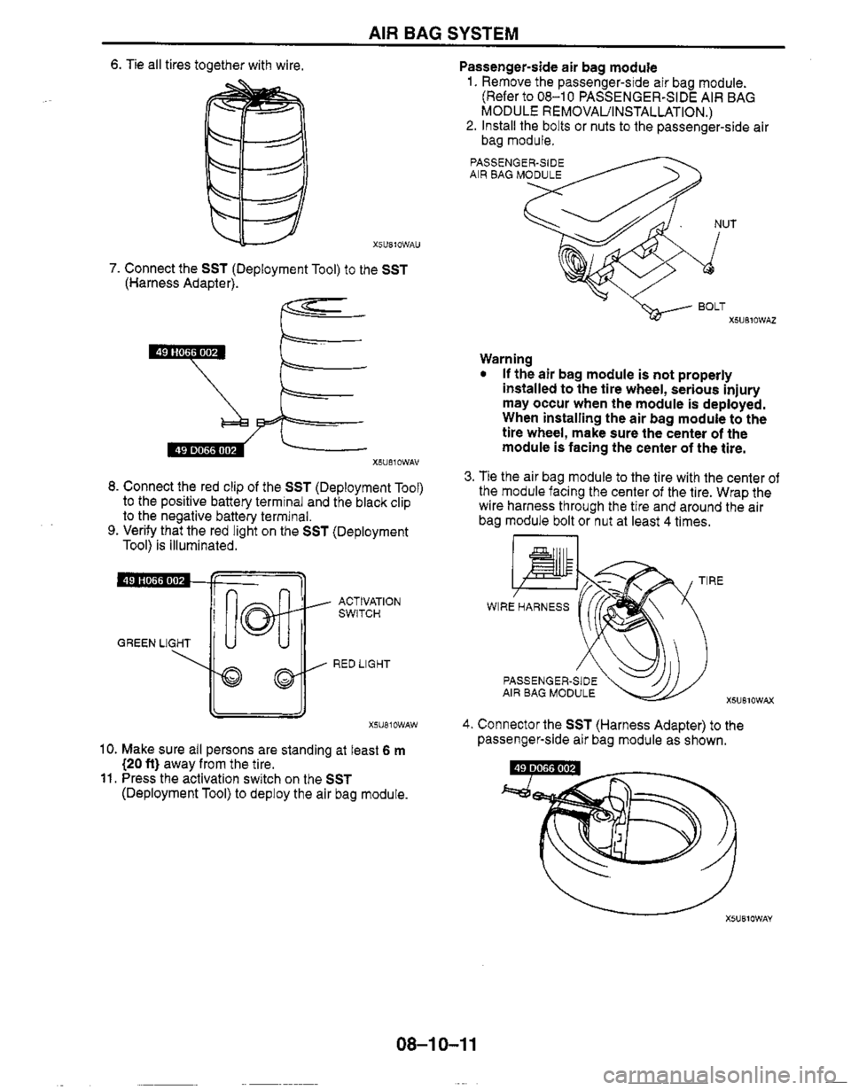 MAZDA MX-5 1999  Workshop Manual 
