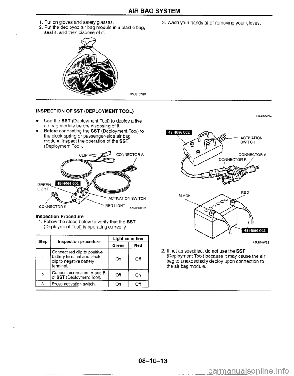 MAZDA MX-5 1999  Workshop Manual 