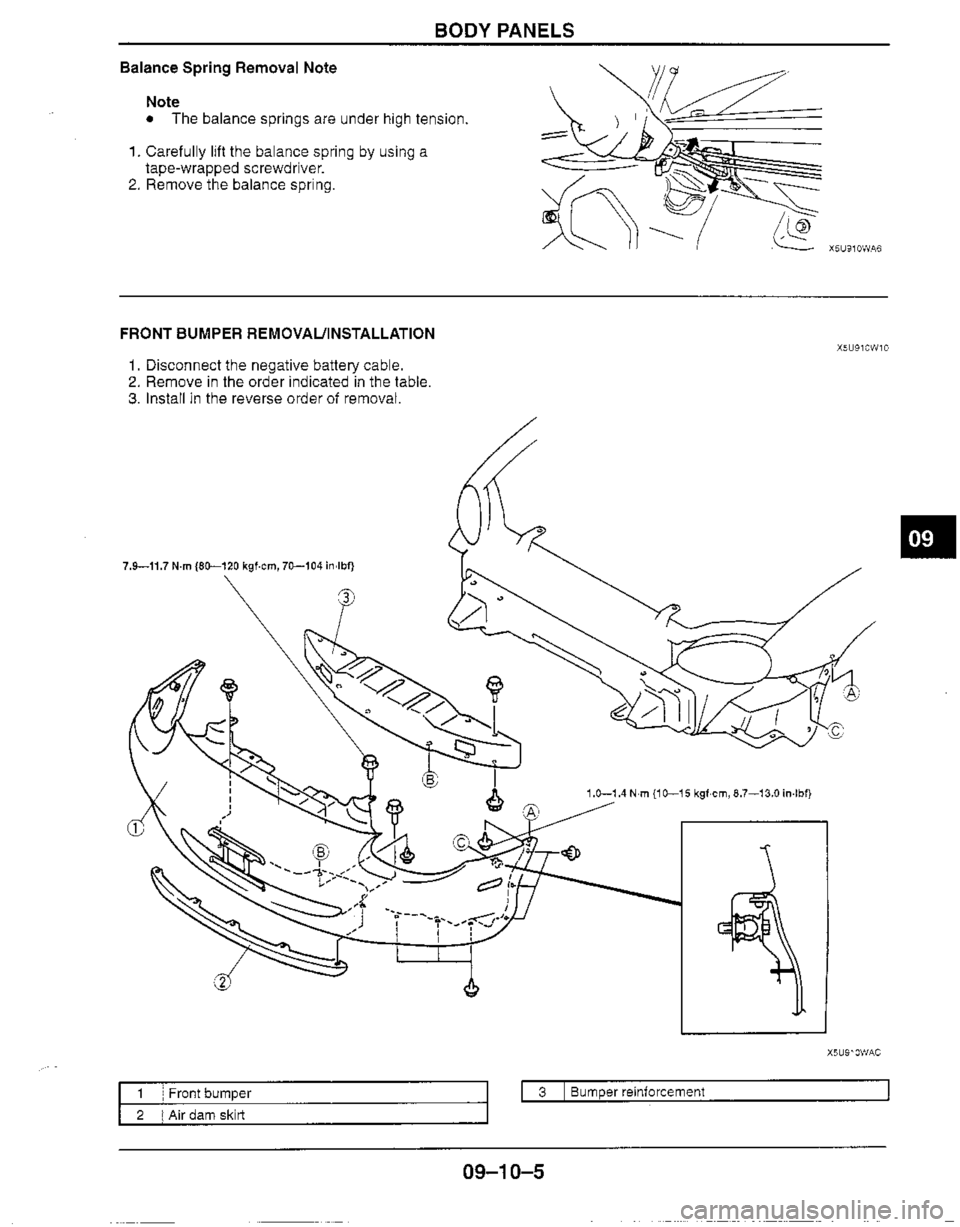 MAZDA MX-5 1999  Workshop Manual 