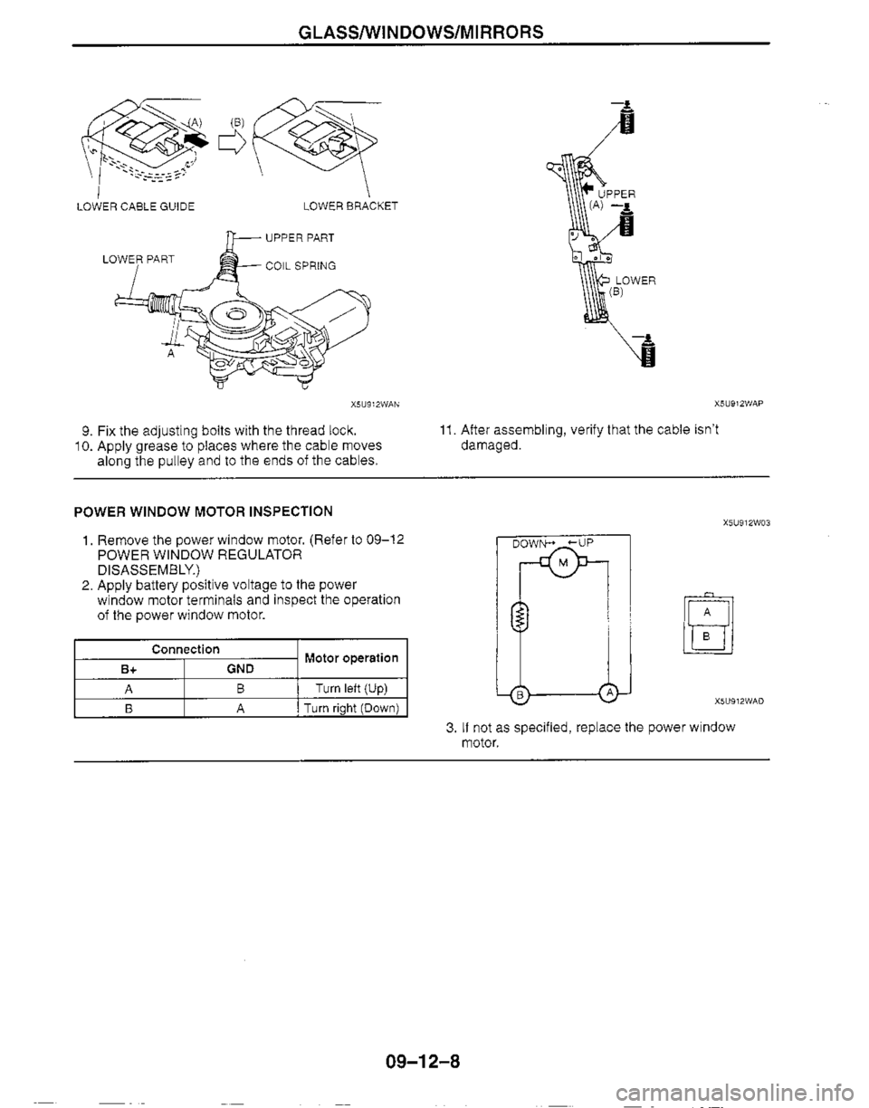 MAZDA MX-5 1999  Workshop Manual 