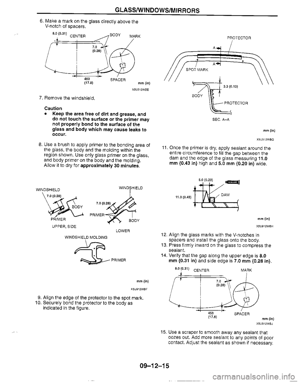 MAZDA MX-5 1999  Workshop Manual 