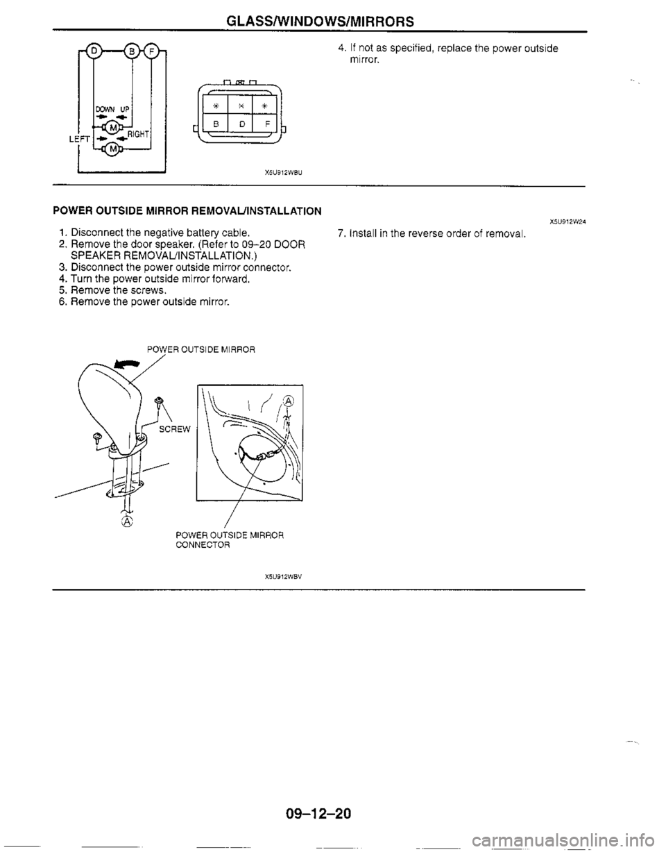 MAZDA MX-5 1999  Workshop Manual 