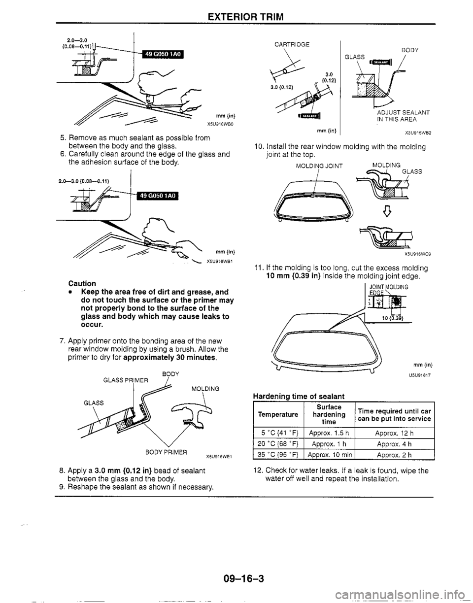 MAZDA MX-5 1999  Workshop Manual 