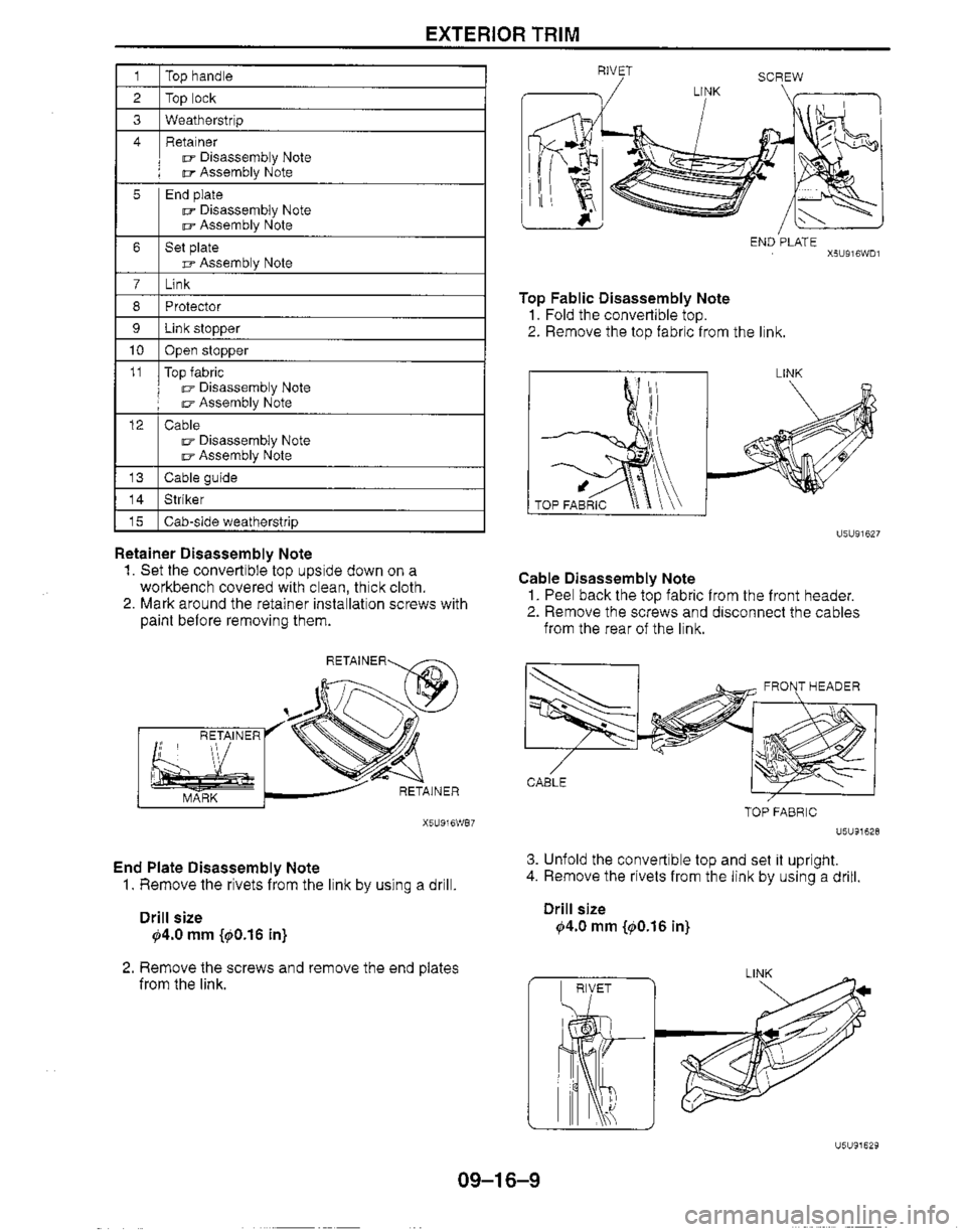 MAZDA MX-5 1999  Workshop Manual 