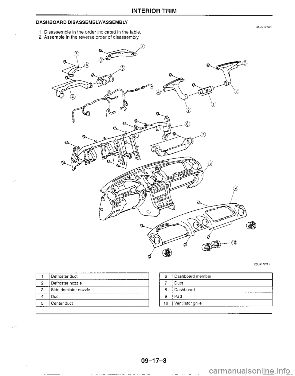 MAZDA MX-5 1999  Workshop Manual 