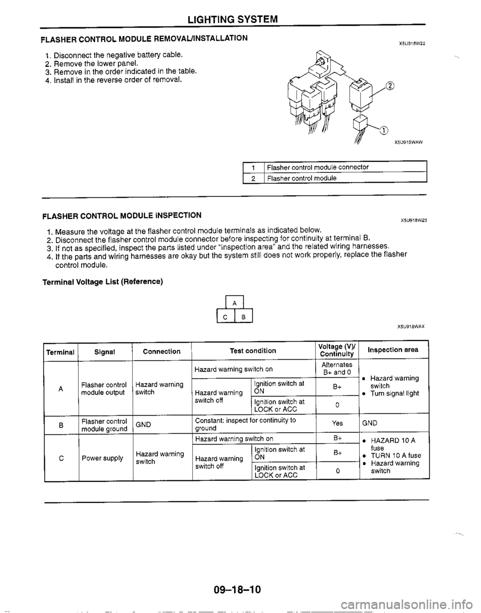 MAZDA MX-5 1999  Workshop Manual 