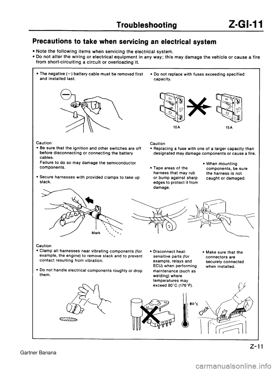 MAZDA MX-5 1994  Workshop Manual  Gartner Banana  