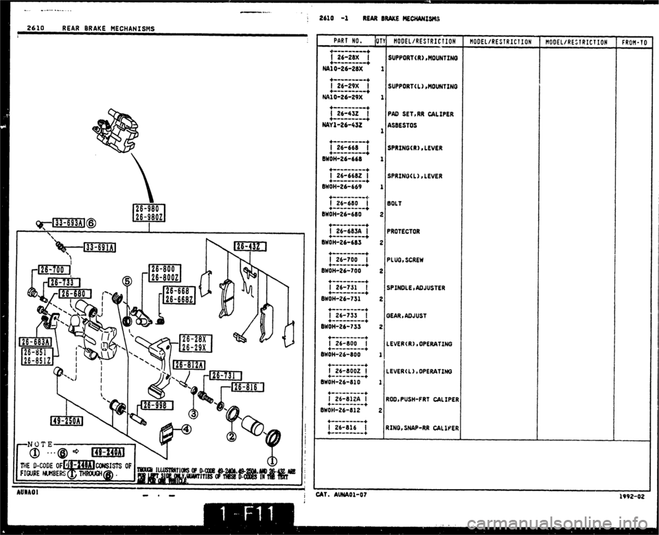 MAZDA MX-5 1990  Workshop Manual 