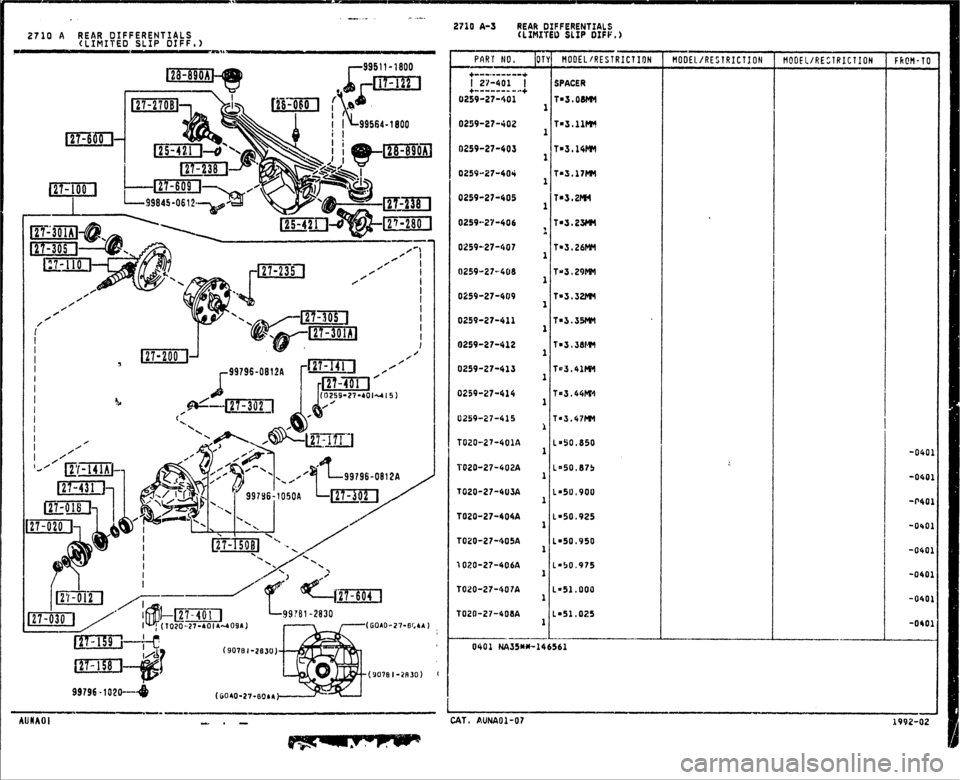 MAZDA MX-5 1990  Workshop Manual 