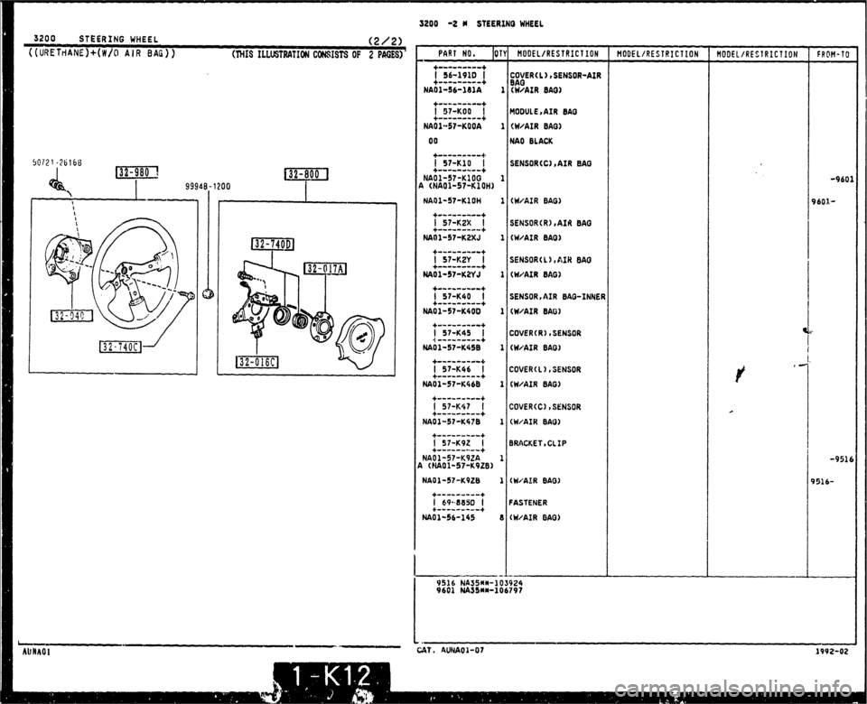 MAZDA MX-5 1990  Workshop Manual 