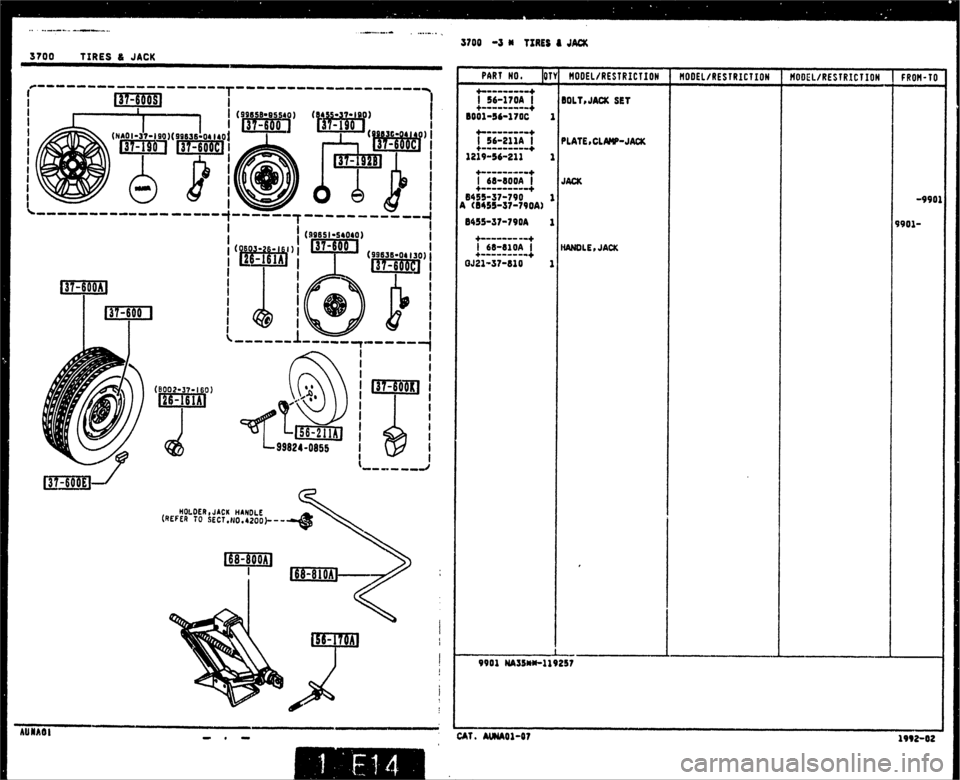 MAZDA MX-5 1990  Workshop Manual 