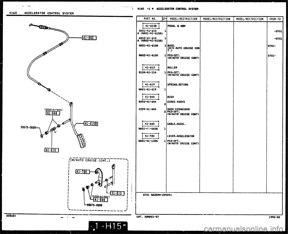 MAZDA MX-5 1990  Workshop Manual 