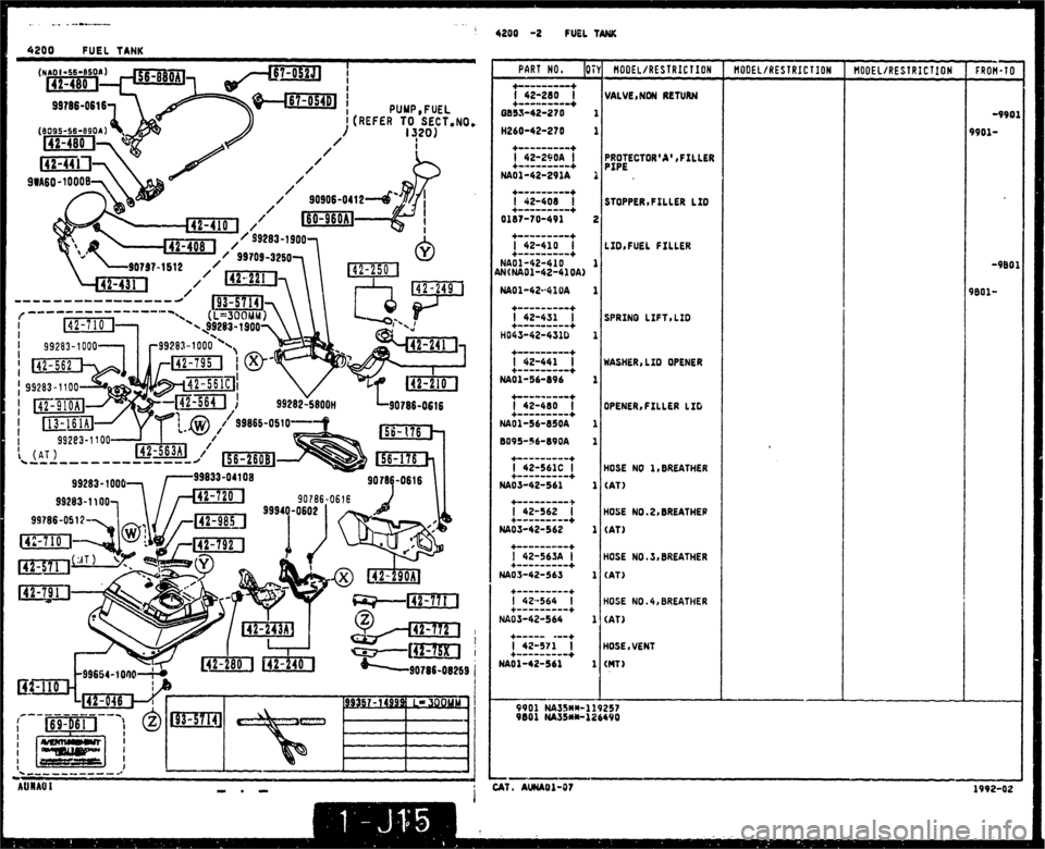 MAZDA MX-5 1990  Workshop Manual 