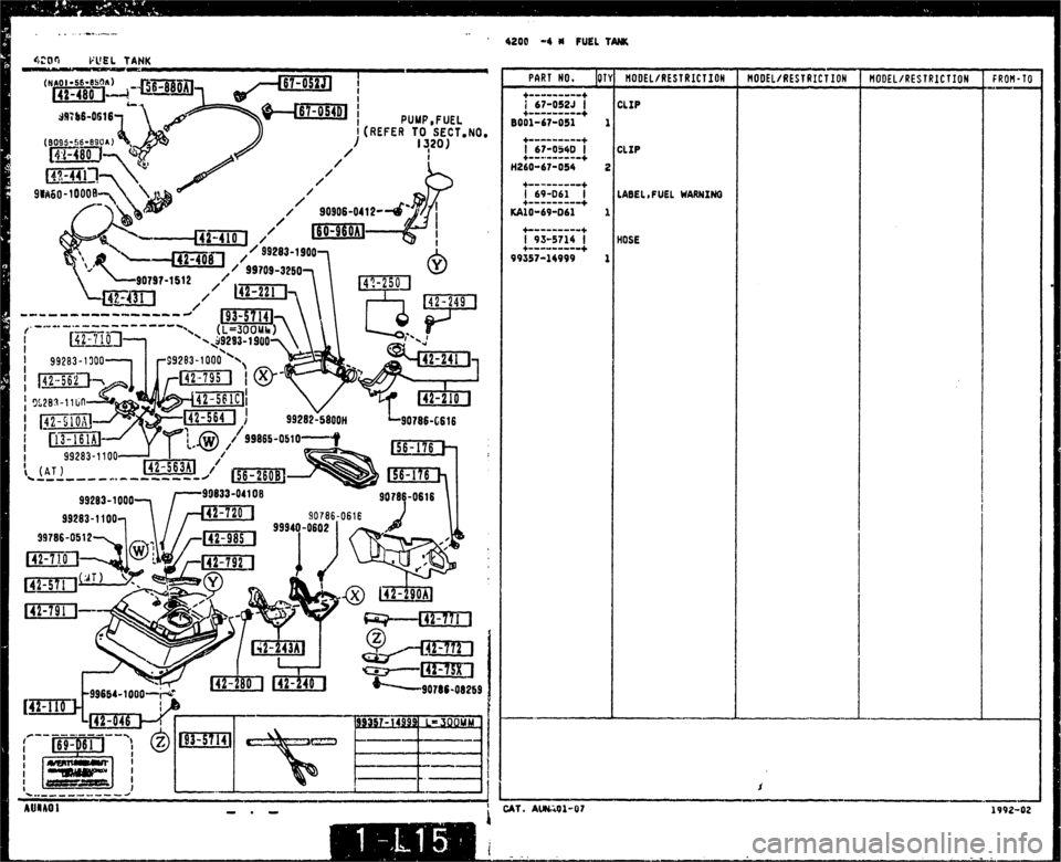MAZDA MX-5 1990  Workshop Manual 