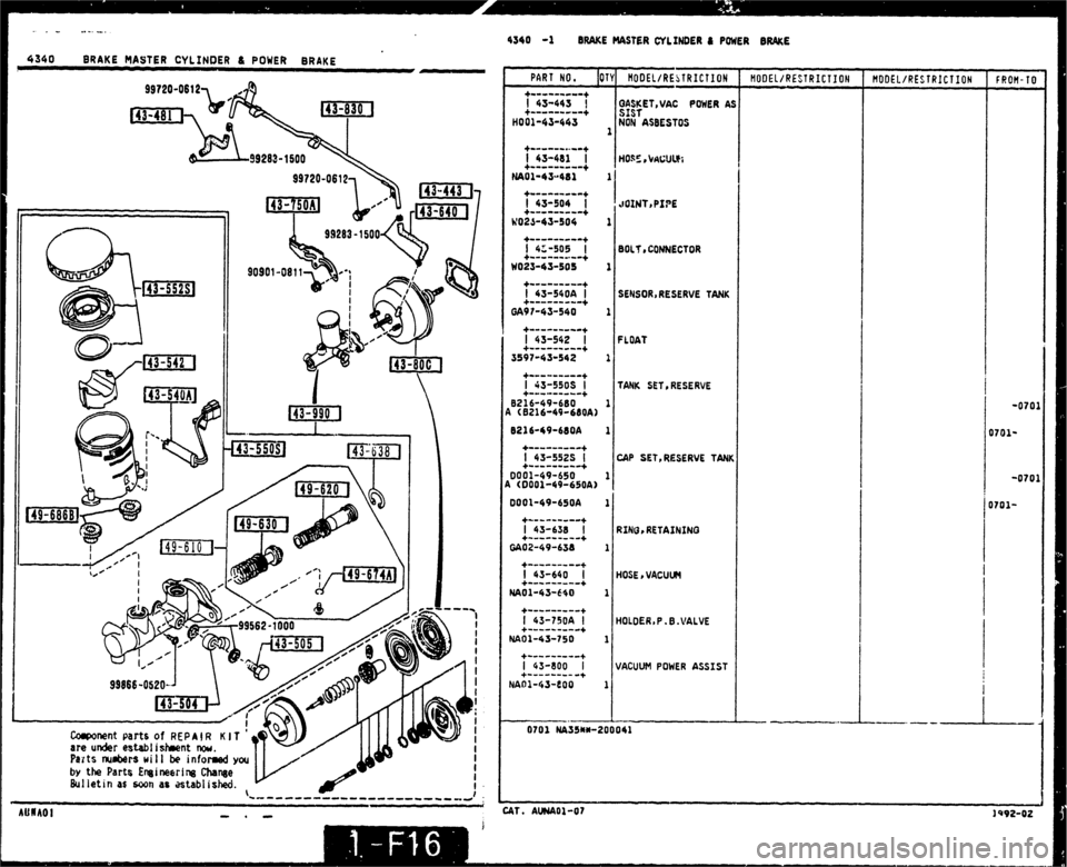 MAZDA MX-5 1990  Workshop Manual 