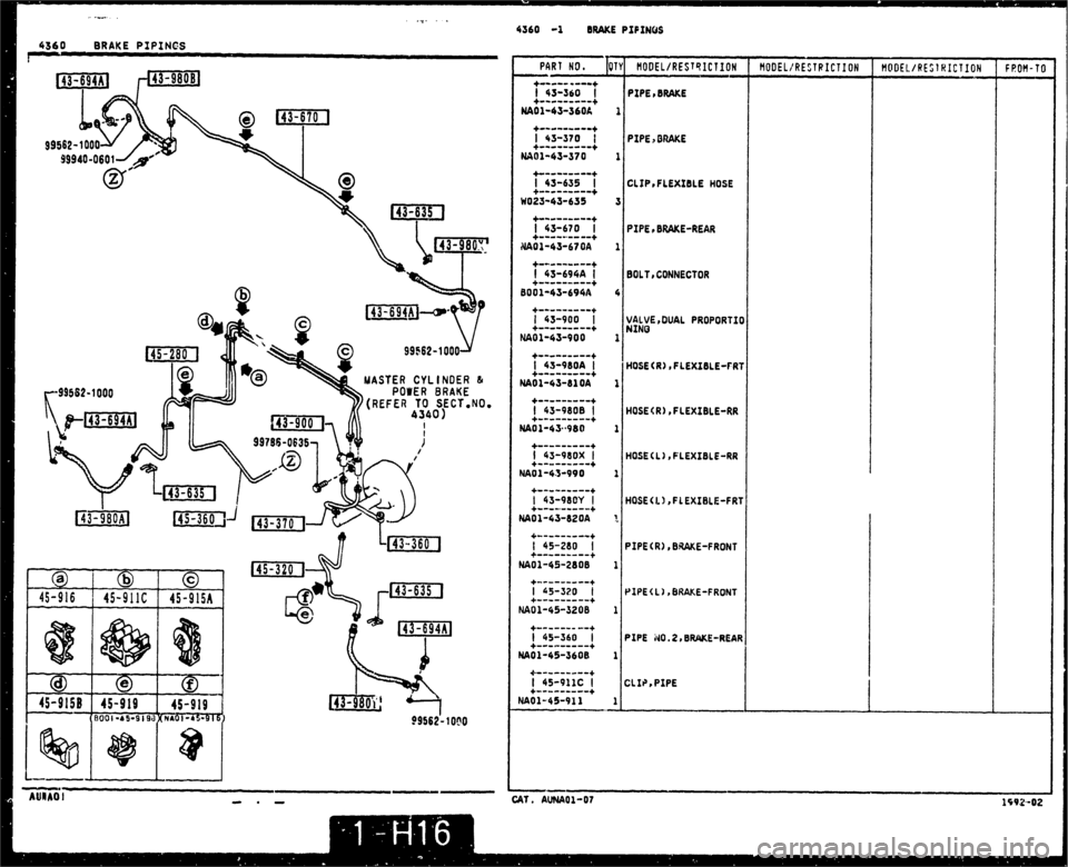 MAZDA MX-5 1990  Workshop Manual 