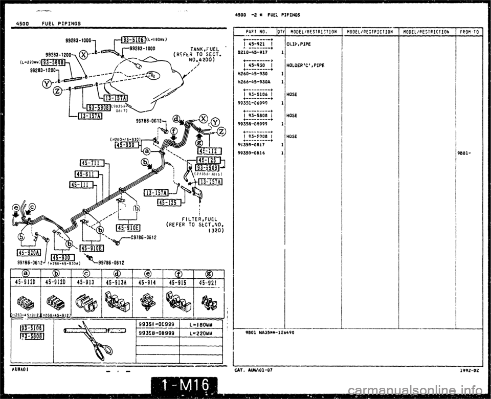 MAZDA MX-5 1990  Workshop Manual 