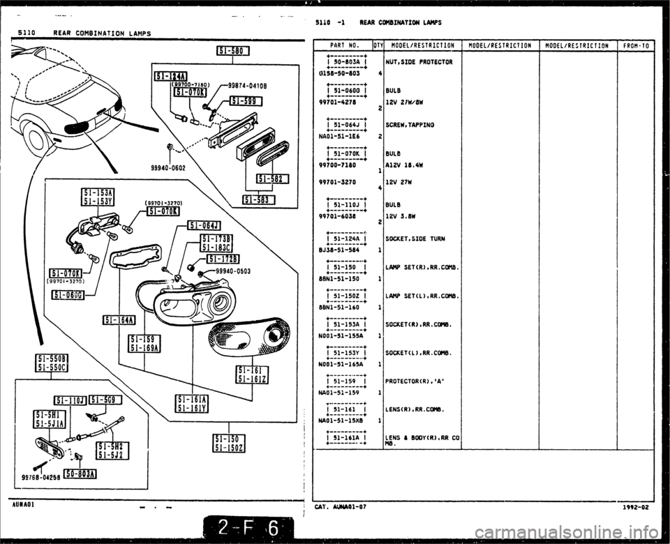 MAZDA MX-5 1990  Workshop Manual 