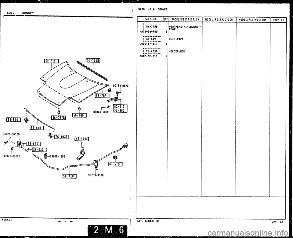 MAZDA MX-5 1990  Workshop Manual 