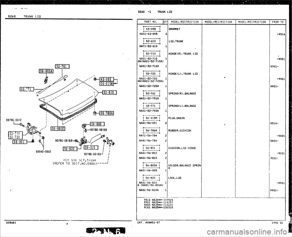 MAZDA MX-5 1990  Workshop Manual 