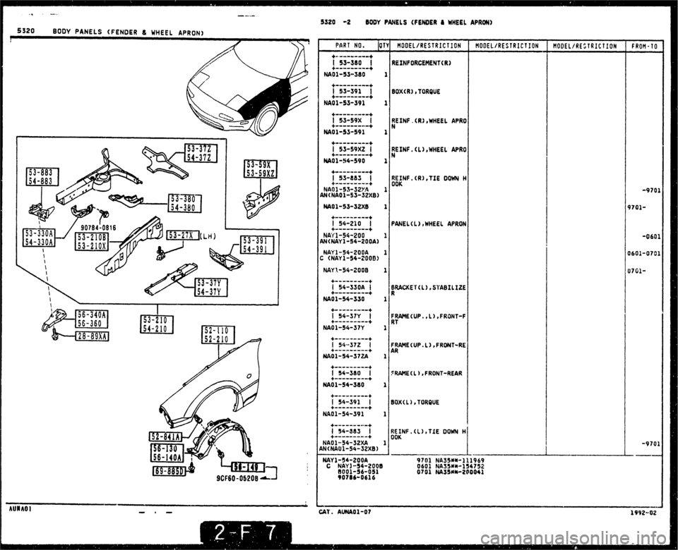 MAZDA MX-5 1990  Workshop Manual 