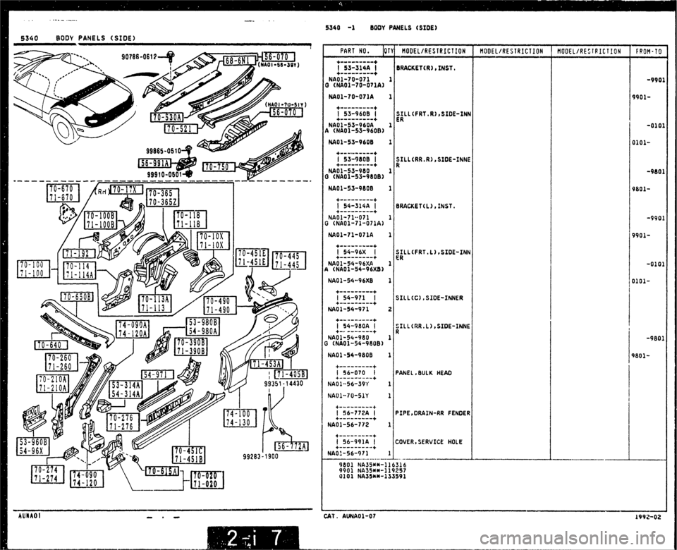 MAZDA MX-5 1990  Workshop Manual 