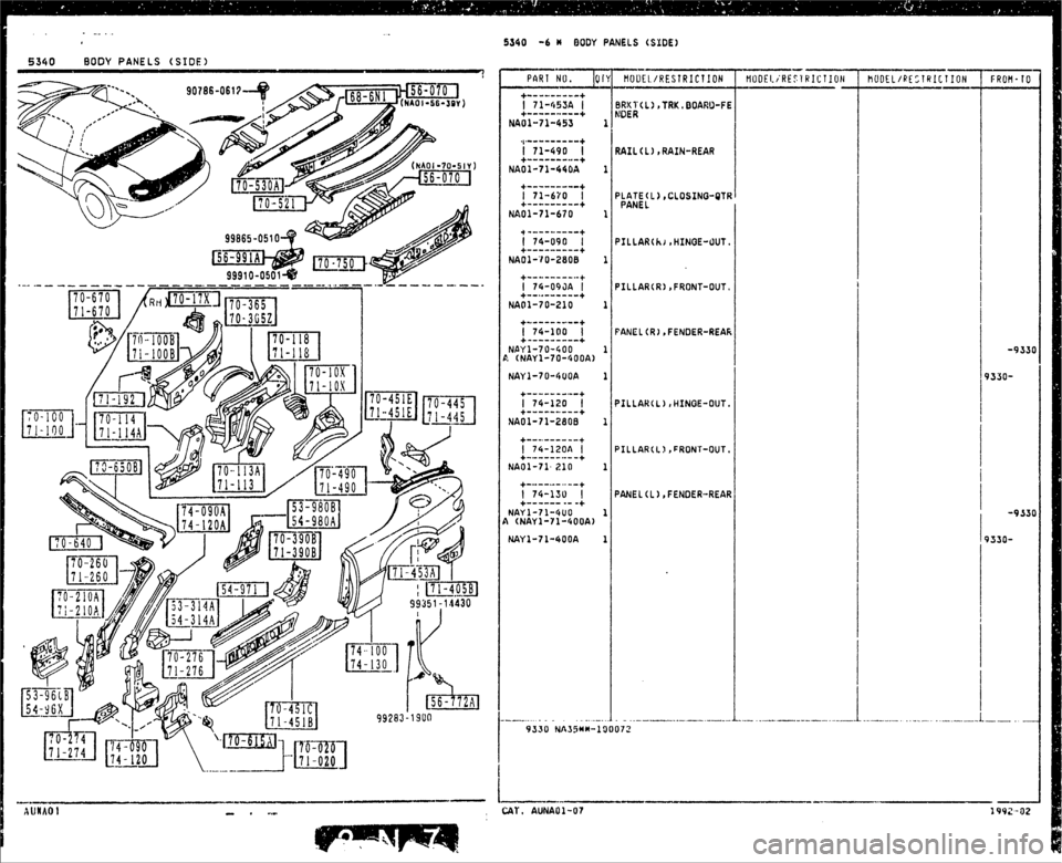 MAZDA MX-5 1990  Workshop Manual 